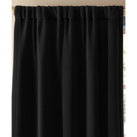 Threshold 50x63" Blackout Henna Curtain Panel Black 068038699 (Marks)* - Picture 1 of 8